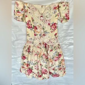 VINTAGE Scott McClintock Floral Cocktail Dress Size 4
